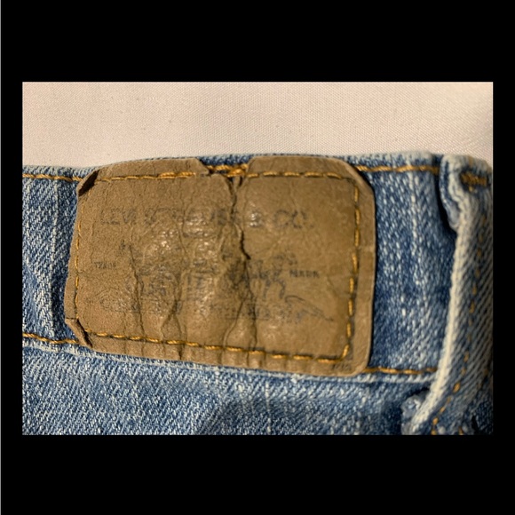 Levi's 505 Jeans Women's 10s Blue Medium Wash Straight Leg Jeans - Picture 7 of 9